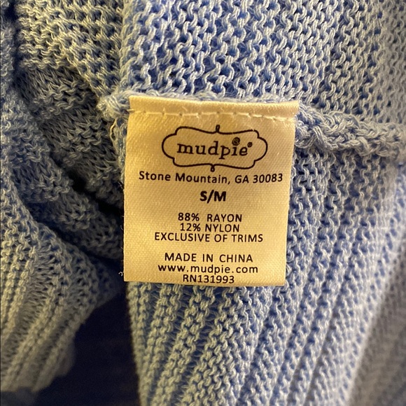 Mud Pie Light Blue Sweater - Picture 7 of 10